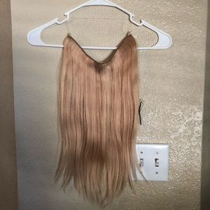 HUMAN HAIR HONEY BLONDE HALO HAIR EXTENSION